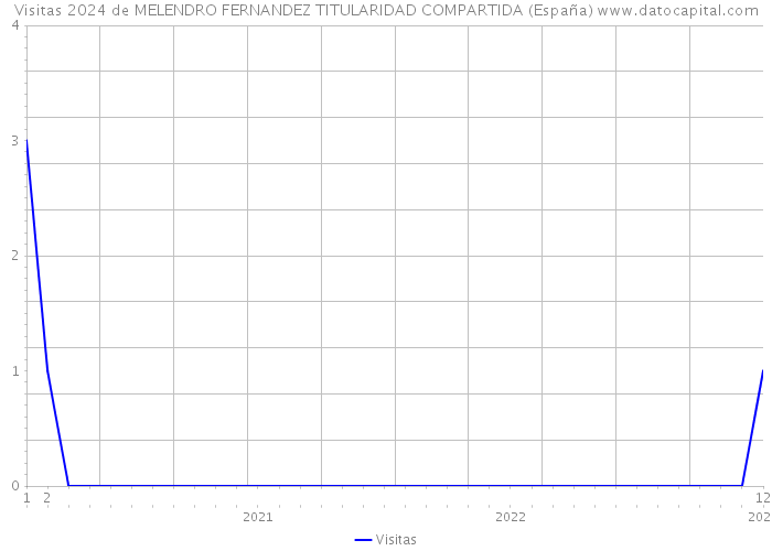 Visitas 2024 de MELENDRO FERNANDEZ TITULARIDAD COMPARTIDA (España) 