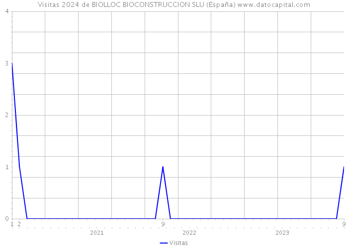 Visitas 2024 de BIOLLOC BIOCONSTRUCCION SLU (España) 