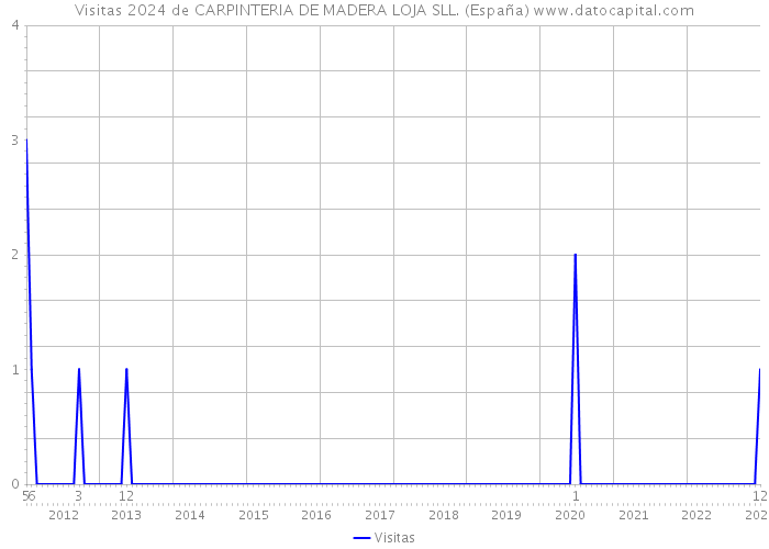 Visitas 2024 de CARPINTERIA DE MADERA LOJA SLL. (España) 