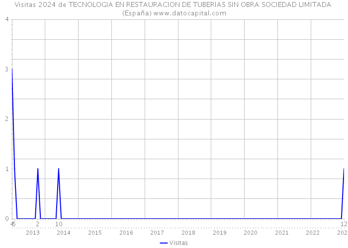 Visitas 2024 de TECNOLOGIA EN RESTAURACION DE TUBERIAS SIN OBRA SOCIEDAD LIMITADA (España) 