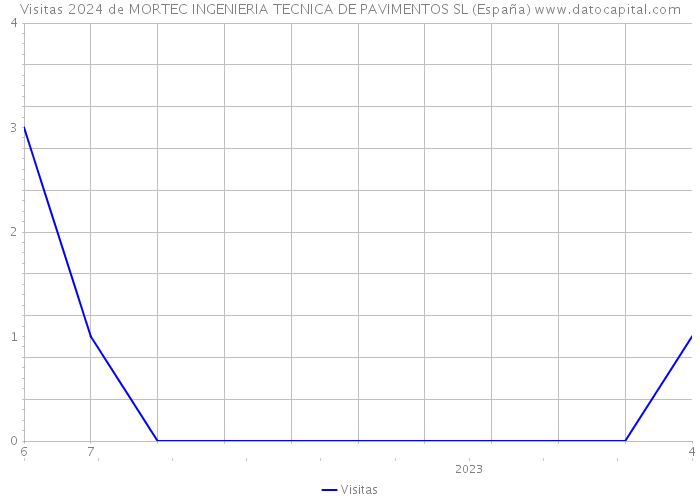 Visitas 2024 de MORTEC INGENIERIA TECNICA DE PAVIMENTOS SL (España) 