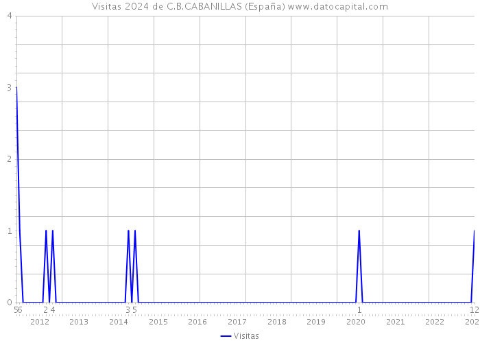 Visitas 2024 de C.B.CABANILLAS (España) 