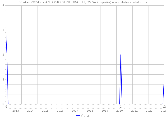 Visitas 2024 de ANTONIO GONGORA E HIJOS SA (España) 