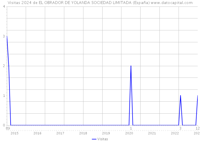 Visitas 2024 de EL OBRADOR DE YOLANDA SOCIEDAD LIMITADA (España) 