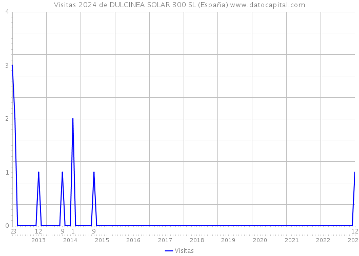 Visitas 2024 de DULCINEA SOLAR 300 SL (España) 
