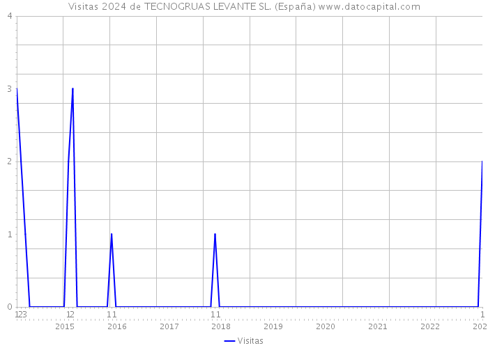 Visitas 2024 de TECNOGRUAS LEVANTE SL. (España) 