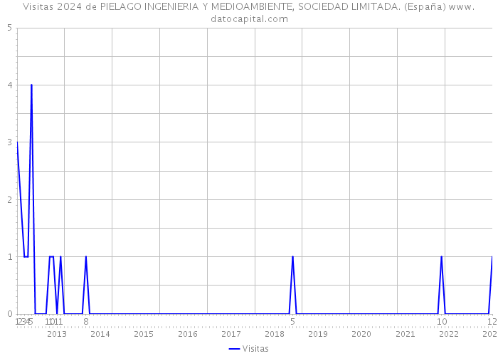 Visitas 2024 de PIELAGO INGENIERIA Y MEDIOAMBIENTE, SOCIEDAD LIMITADA. (España) 