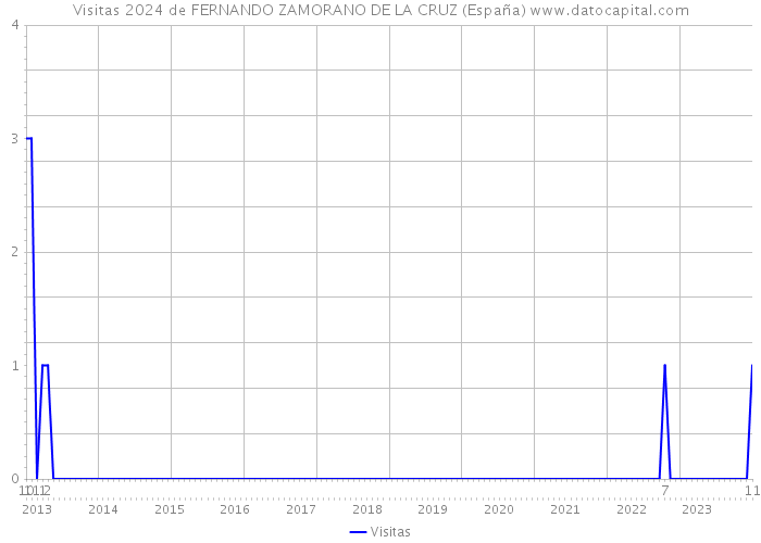Visitas 2024 de FERNANDO ZAMORANO DE LA CRUZ (España) 