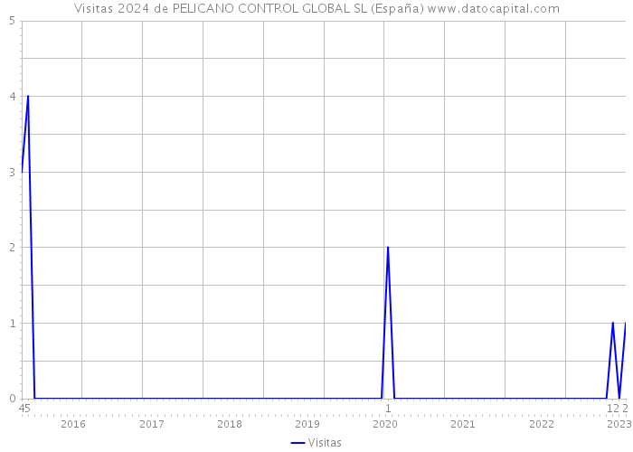 Visitas 2024 de PELICANO CONTROL GLOBAL SL (España) 