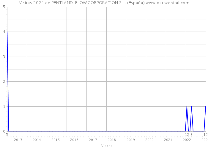 Visitas 2024 de PENTLAND-FLOW CORPORATION S.L. (España) 
