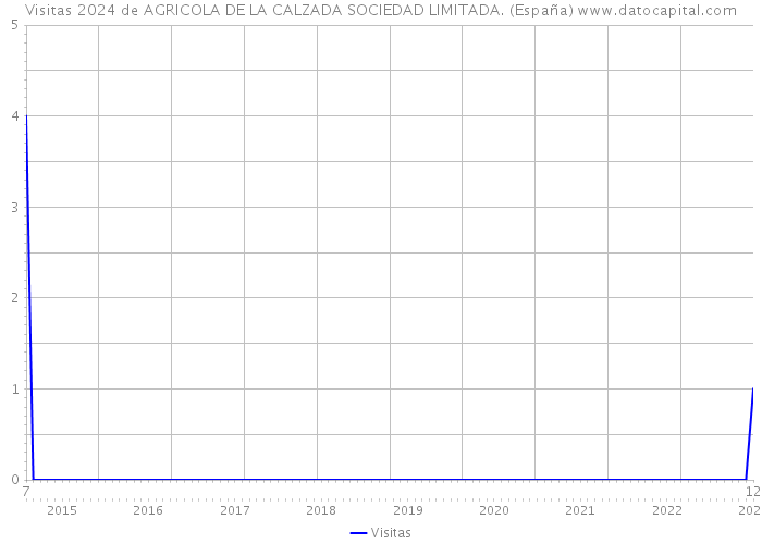 Visitas 2024 de AGRICOLA DE LA CALZADA SOCIEDAD LIMITADA. (España) 
