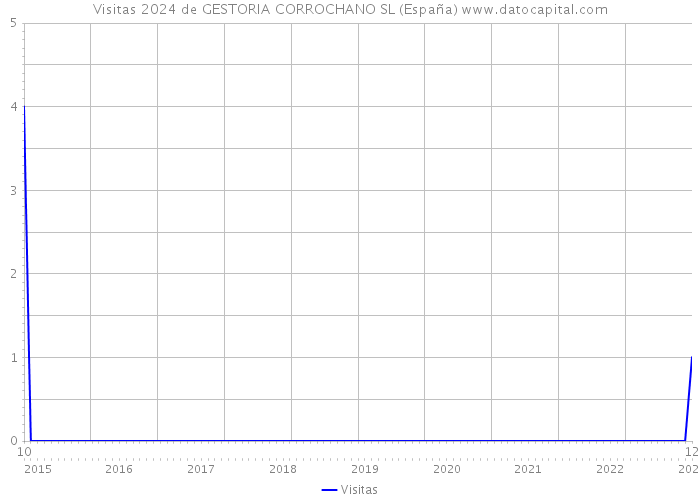 Visitas 2024 de GESTORIA CORROCHANO SL (España) 