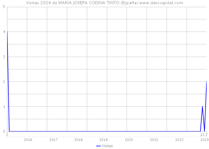 Visitas 2024 de MARIA JOSEPA CODINA TINTO (España) 