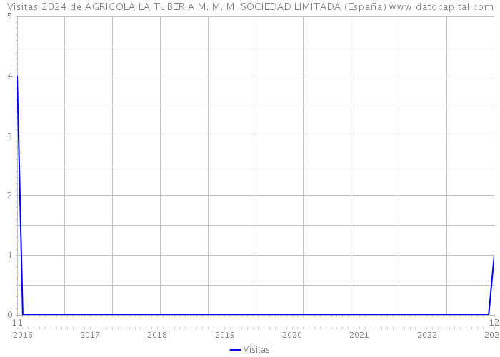 Visitas 2024 de AGRICOLA LA TUBERIA M. M. M. SOCIEDAD LIMITADA (España) 