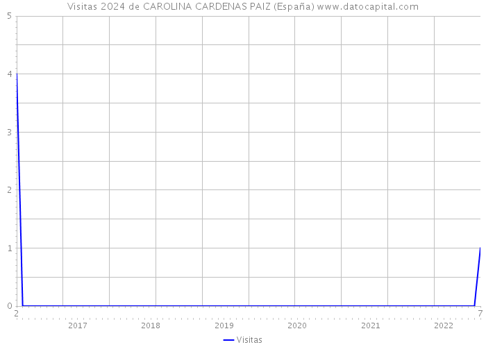 Visitas 2024 de CAROLINA CARDENAS PAIZ (España) 