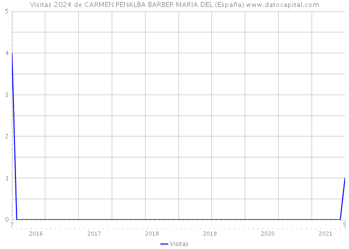 Visitas 2024 de CARMEN PENALBA BARBER MARIA DEL (España) 