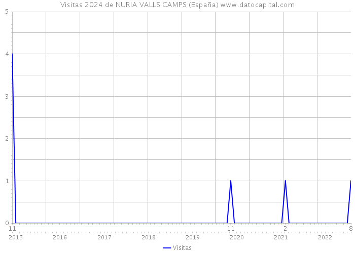 Visitas 2024 de NURIA VALLS CAMPS (España) 