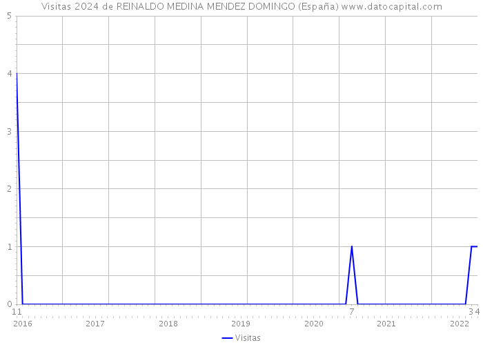 Visitas 2024 de REINALDO MEDINA MENDEZ DOMINGO (España) 