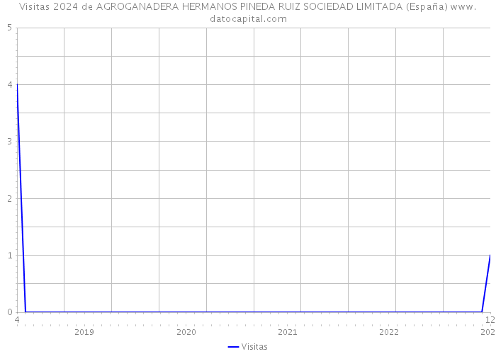Visitas 2024 de AGROGANADERA HERMANOS PINEDA RUIZ SOCIEDAD LIMITADA (España) 