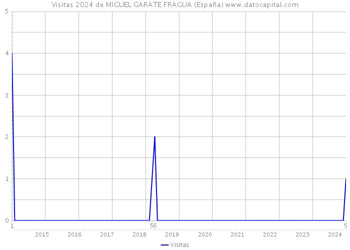 Visitas 2024 de MIGUEL GARATE FRAGUA (España) 