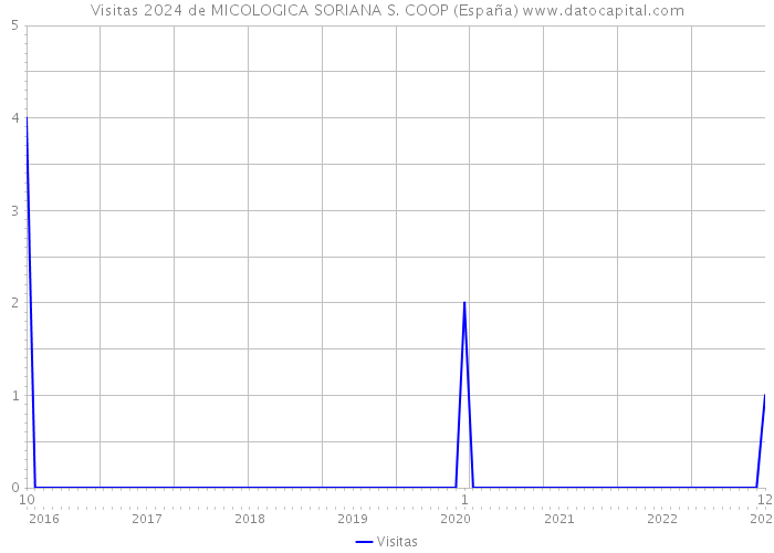 Visitas 2024 de MICOLOGICA SORIANA S. COOP (España) 