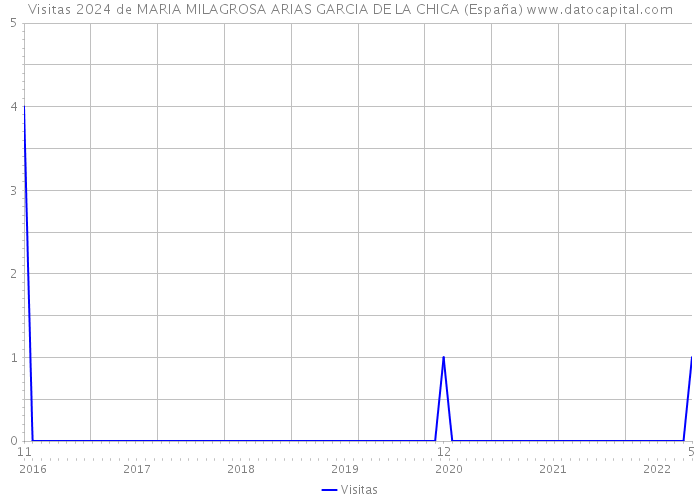 Visitas 2024 de MARIA MILAGROSA ARIAS GARCIA DE LA CHICA (España) 