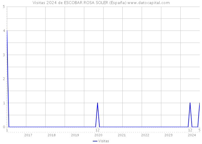 Visitas 2024 de ESCOBAR ROSA SOLER (España) 