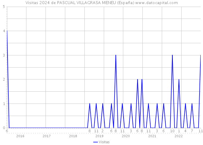 Visitas 2024 de PASCUAL VILLAGRASA MENEU (España) 