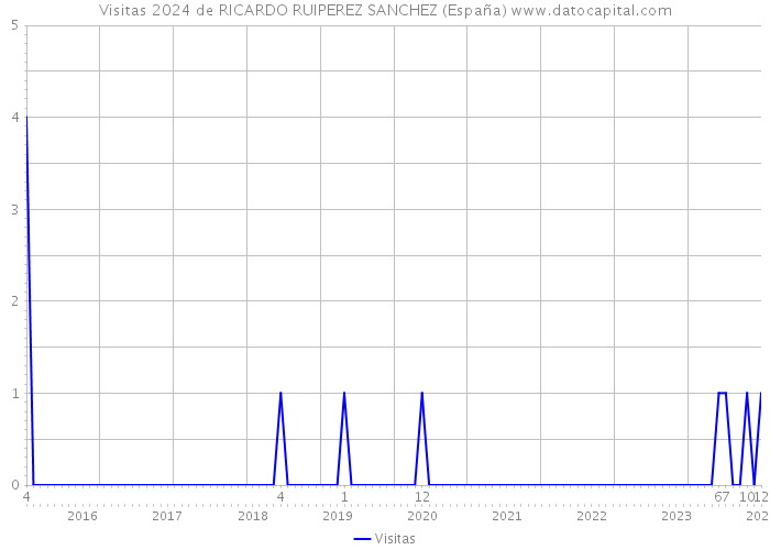 Visitas 2024 de RICARDO RUIPEREZ SANCHEZ (España) 