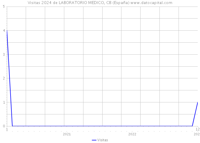 Visitas 2024 de LABORATORIO MEDICO, CB (España) 