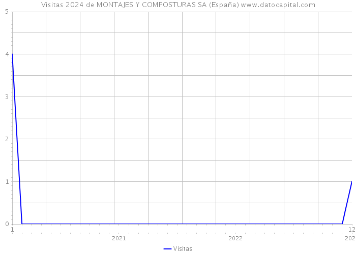 Visitas 2024 de MONTAJES Y COMPOSTURAS SA (España) 
