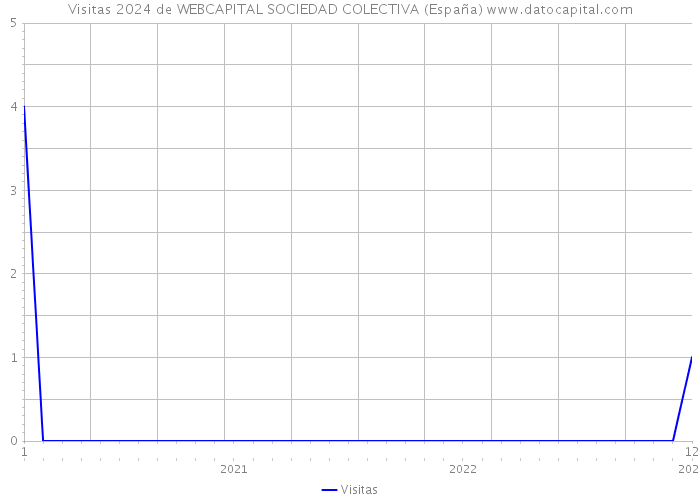 Visitas 2024 de WEBCAPITAL SOCIEDAD COLECTIVA (España) 
