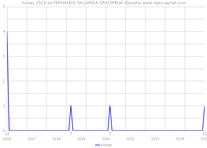 Visitas 2024 de FERNANDO SAGARDIA GRAGIRENA (España) 