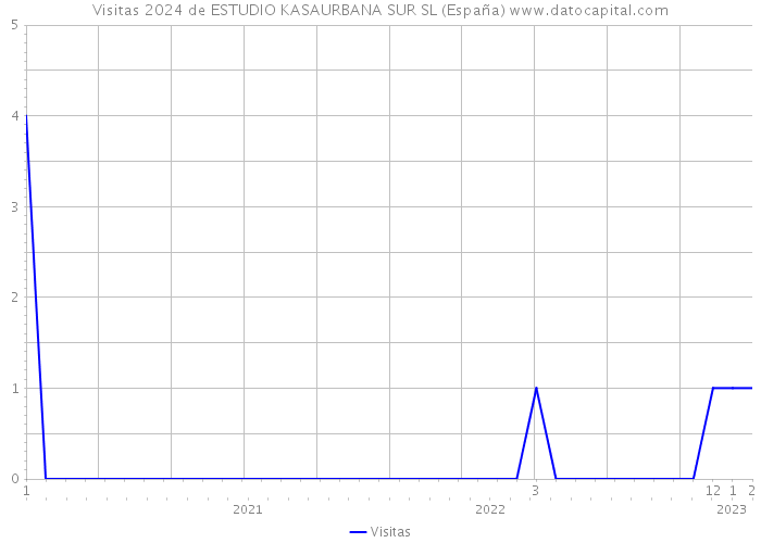 Visitas 2024 de ESTUDIO KASAURBANA SUR SL (España) 
