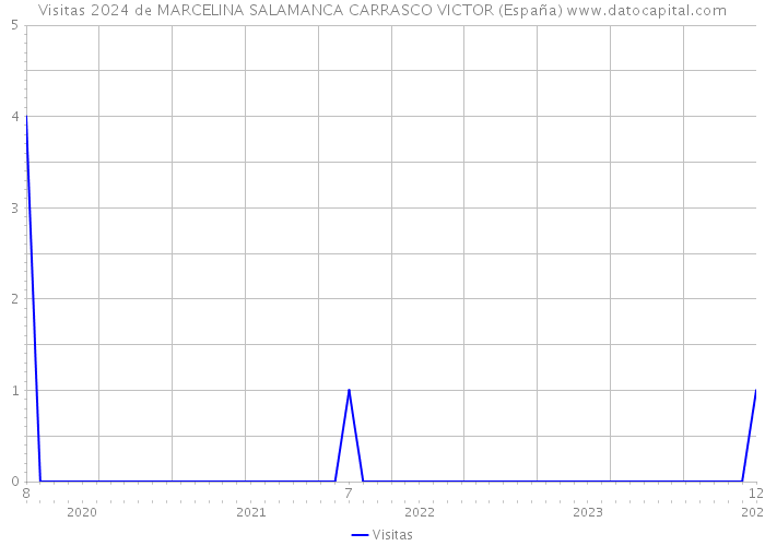 Visitas 2024 de MARCELINA SALAMANCA CARRASCO VICTOR (España) 
