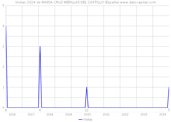 Visitas 2024 de MARIA CRUZ MERILLAS DEL CASTILLO (España) 