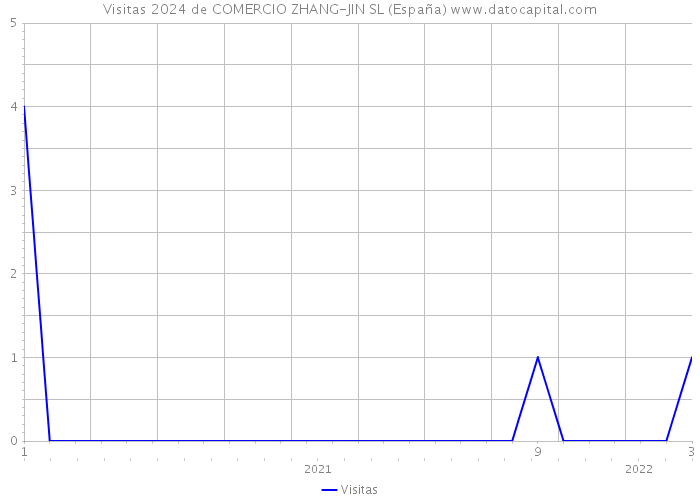 Visitas 2024 de COMERCIO ZHANG-JIN SL (España) 