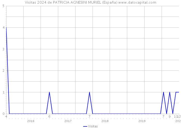Visitas 2024 de PATRICIA AGNESINI MURIEL (España) 