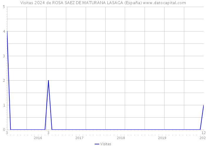 Visitas 2024 de ROSA SAEZ DE MATURANA LASAGA (España) 