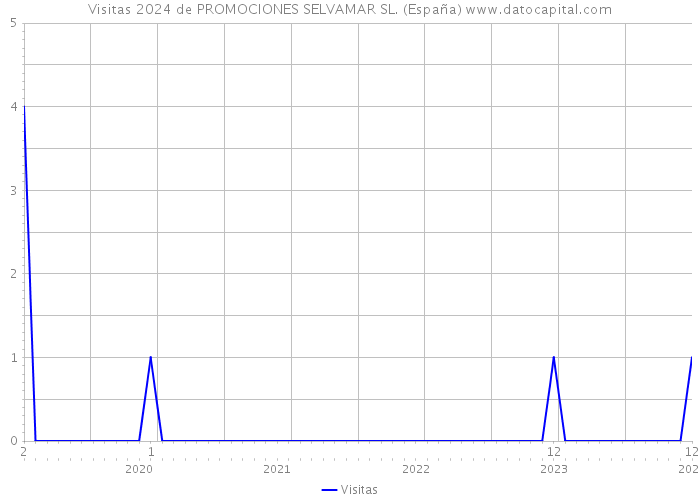Visitas 2024 de PROMOCIONES SELVAMAR SL. (España) 