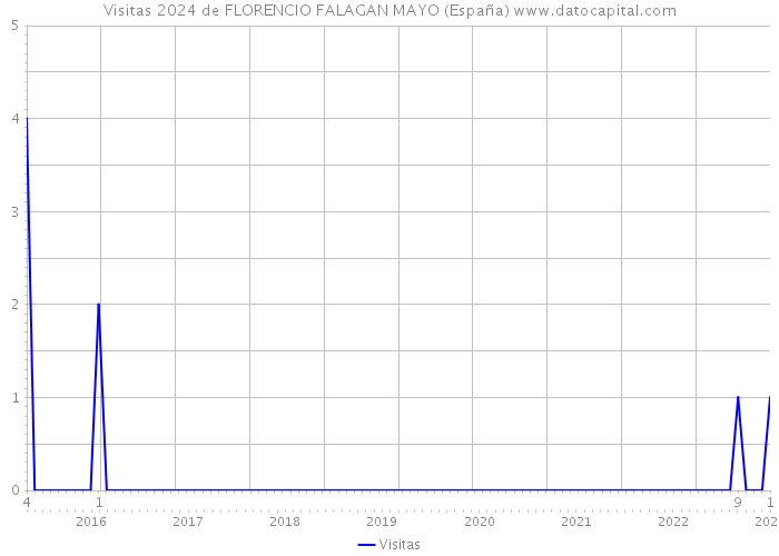 Visitas 2024 de FLORENCIO FALAGAN MAYO (España) 