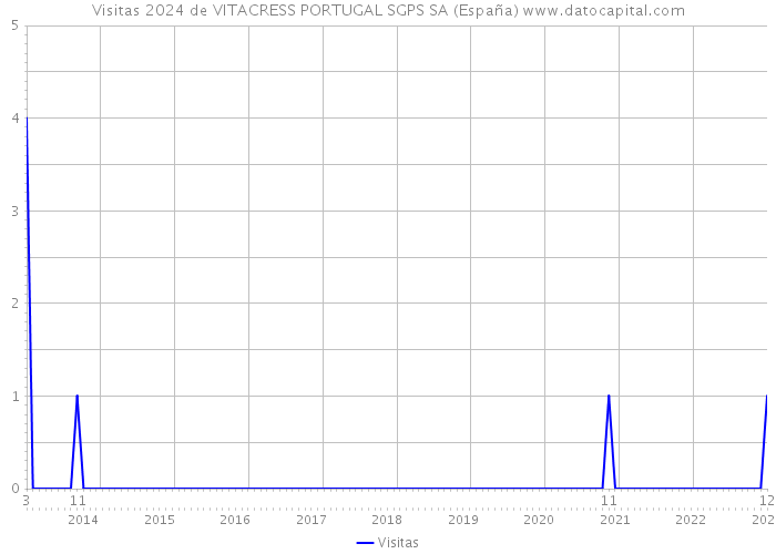 Visitas 2024 de VITACRESS PORTUGAL SGPS SA (España) 