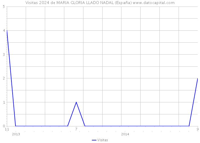 Visitas 2024 de MARIA GLORIA LLADO NADAL (España) 