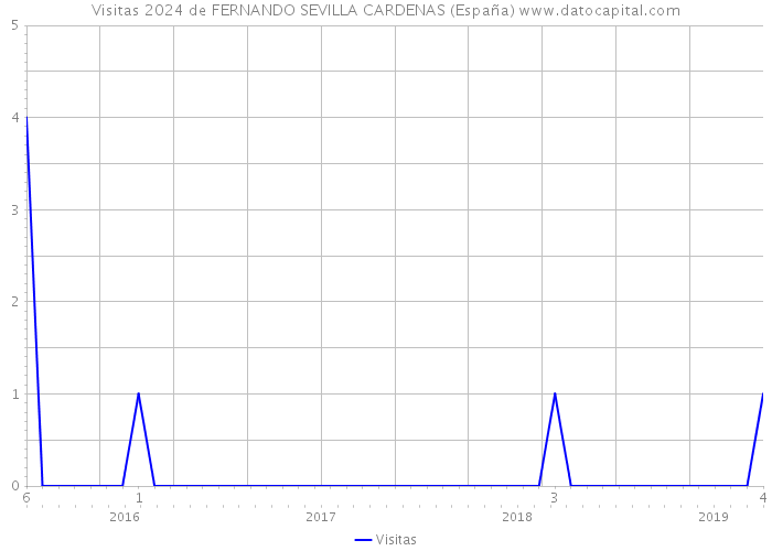 Visitas 2024 de FERNANDO SEVILLA CARDENAS (España) 