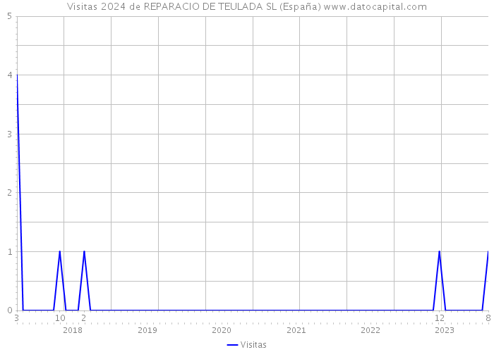 Visitas 2024 de REPARACIO DE TEULADA SL (España) 