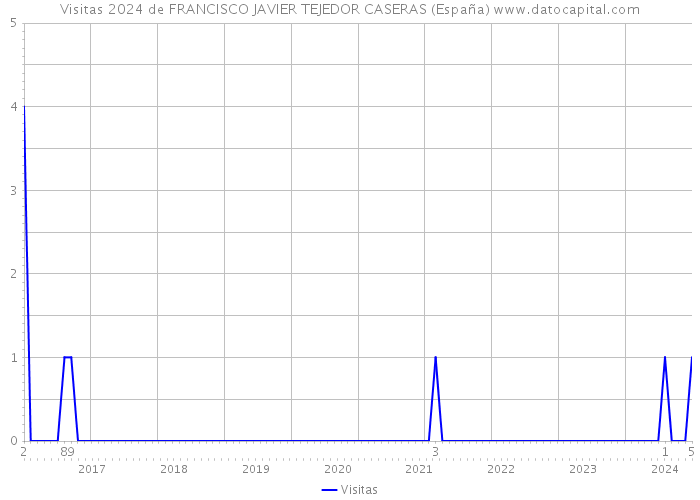 Visitas 2024 de FRANCISCO JAVIER TEJEDOR CASERAS (España) 
