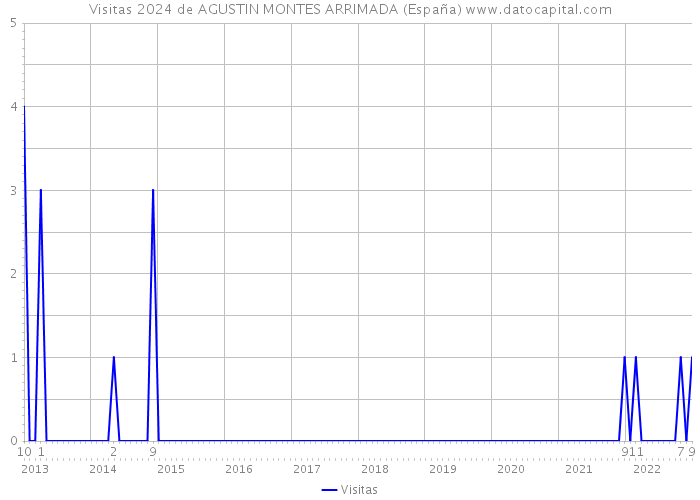 Visitas 2024 de AGUSTIN MONTES ARRIMADA (España) 