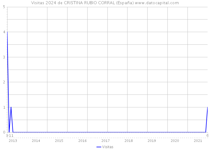 Visitas 2024 de CRISTINA RUBIO CORRAL (España) 