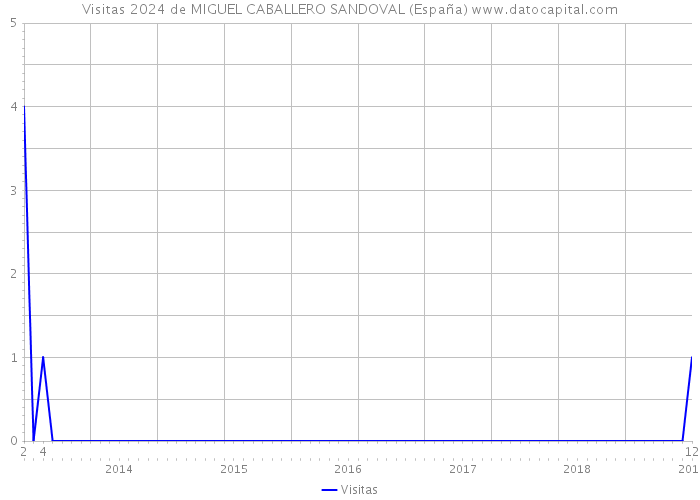 Visitas 2024 de MIGUEL CABALLERO SANDOVAL (España) 