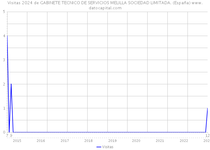 Visitas 2024 de GABINETE TECNICO DE SERVICIOS MELILLA SOCIEDAD LIMITADA. (España) 